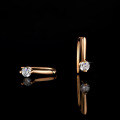 S925 Sterling Silver 10-Point Earrings Women's Simple Elegant Wedding Moissanite Gift Jewelry Cross-Border Wholesale-0-1