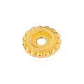 wholesale Gold-plated 925 silver sheet bead spacers for handmade DIY jewelry accessories-0-4