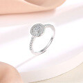 wholesale S925 Silver New Designer Same Style As Luxury Time Dial Ring For Women, High-EndSense Stackable Ring-0-1