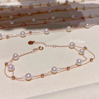 wholesale S925 Sterling Silver Red Elk All-Over Starry Sky Pearl Bracelet, Classic and Timeless for Daily Wear and Versatile Matching-BS0048-Rose Gold 925 Silver