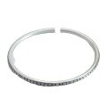 wholesale 9999 Pure Silver Retro Chinese Style Pharmacist Scripture Bracelet for Women, Solid Pure Silver, Ancient Method, Simple and Stylish Open Bangle for Men-0-4