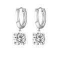 wholesale S925 Sterling Silver European and American Best-Selling Ear Clips for Women, Large and Elegant, Versatile and Sophisticated Earrings-0-4