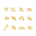 wholesale 925 Sterling Silver Piercing Studs Earrings Twelve Zodiac with Flat Back  for women-0-4