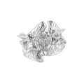 wholesale S925 Sterling Silver 016 Niche Individualistic Textured Irregular Luxury Diamond-Encrusted Thorn Rose Ring for Women-0-4