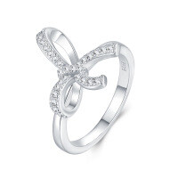 High-Version 925 Silver Moissanite Star Ring, Customizable, Fashion Hot-Sale, Fade-Resistant.-R15868 Moissanite 1.3mm + 30 beads  US size 7/Hong Kong size 15