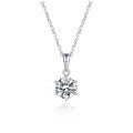 S925 Sterling Silver Four Leaf Clover Pendant Necklace, Wholesale-0-16