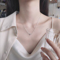 wholesale S925 sterling silver twisted snake bone chain necklace, petite and delicate style, elegant and fairy-like collarbone chain for women-0-0