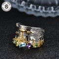 wholesale S925 Silver Designer Natural Gemstone Ring Italian Craftsmanship High-End Jewelry-0-0