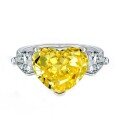 wholesale 925 Silver Shipei Jewelry New 5ct Heart-Shaped High Carbon Diamond 10*12 Simple and Elegant Women's Diamond Ring-0-9