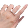 wholesale S925 Silver 9-Stone Simple Design Index Finger Ring for Women, 9-Row Diamond Ring by MuJing Jewelry-0-4