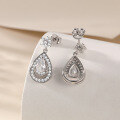 wholesale S925 Sterling Silver Cross-Border Hot-Sell Star Teardrop Drop Earrings High-End-0-1