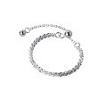 wholesale S925 Sterling Silver Ring Sparkling Starry Sky INS Style Adjustable Stackable Ring for Women J8807-0-4