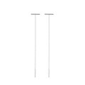 wholesale G925 Silver Minimalist T-Bar Ear Thread Women's Japanese Style Personality Ear Chain Summer Elegant Long Earrings-0-4