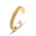 wholesale S925 Sterling Silver New Retro Korean Style Luxury Delicate Feather Ring Valentine's Day Gift Wholesale-0-5