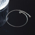 wholesale S925 silver Korean version minimalist fashion single chain bracelet versatile delicate style gift for best friend jewelry S4683-0-1