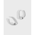 wholesale S925 Sterling Silver Korean Version Ins Indie Design Minimalist Versatile Irregular Twist Textured Ear Clip for Women Without Piercings-0-0
