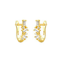 wholesale S925 Sterling SilverIns-E4061-White Zirconium 925 Silver