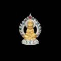 wholesale Metal: 925 Silver Gold Plated with High Carbon Diamond Samantabhadra Bodhisattva, Dragon and Snake Zodiac Guardian Buddha, Flame Baby Buddha Pendant-0-0