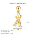 wholesale S925 Sterling Silver, Fashionable And Luxurious Crown Design With Zircon, Diy 26 English Letter Pendant Necklace, Versatile For European And American Styles-0-5