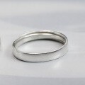 wholesale 925 Sterling Silver Minimalist Smooth Arc Ring, Plain Silver Handmade Adjustable Open Ring for Student Couples-0-6