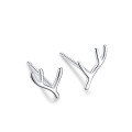 wholesale Sterling Silver S999 Ear Piercing Earrings for Women, Pure Silver Small and Mini Double-ended Ear Studs, Cartilage Ear Studs, Minimalist Ear Piercing Needle Ear Accessories-0-14