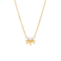 wholesale Gold Plated Sterling Silver, Japanese Style New Natural Freshwater Pearl Necklace for Women, Direct from Manufacturer Wholesale-Natural Freshwater Pearl Necklace 925 Silver