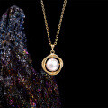 Sterling Silver Freshwater Pearl Necklace Women's Light Luxury Pendant-0-1