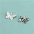 wholesale S925 Sterling Silver Butterfly Pendant Accessories DIY Handmade Beading Braided Cord Bracelet Necklace Ornament Material Kit-0-5