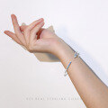 wholesale 【Bfirst】S925 Silver Bracelet for Women, Silver Nine-Colored Deer Bangle Jewelry Wholesale-0-3