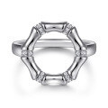 wholesale S925 Sterling Silver Cross-Border Rings, Irregular Bamboo Knot Ring for Women, Small Batch Retro Fashion Wholesale-0-0