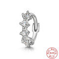wholesale S925 Sterling Silver Cartilage Piercing Diamond Ear Cuff, an INS Punk Style Ear Bone Clip-0-6