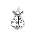 wholesale S925 Sterling Silver Cute Style Plump Lucky Rabbit Zodiac Year DIY Accessory Pendant Versatile Design-0-4