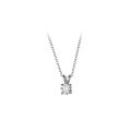 wholesale S925 Silver Korean Style Small and Cute Bunny Necklace for Women, Minimalist Single Diamond Elegant Collarbone Chain D8414-0-4