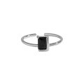wholesale S925 Sterling Silver 173 Korean Version Ins Indie Design Minimalist Versatile Inlaid Zircon Textured Open Adjustable Ring for Women-0-5