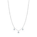 S925 Sterling Silver Customizable Moissanite Waterdrop Pendant Necklace-0-3