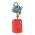 wholesale Metal material with certificate high-content cinnabar pendant red jade peace plaque antique style birth year necklace pendant-0-4