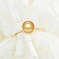 wholesale 18K Gold High-End Luxury Pearl Ring Mount for Women, Fashionable and Elegant 9K Moissanite Accessories DIY Customization-0-1