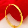 wholesale Metal material, multiple Vietnamese sand gold bracelets for women, non-fading, retro bracelets, suitable for chubby wrists, push-pull adjustable, genuine-0-7