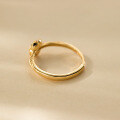 wholesale 990 Sterling Silver Fresh and Sweet Ins Style Niche Design Exquisite Rose Twist Ring R02777-0-4