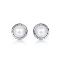 wholesale S925 Sterling Silver New Fashionable and Popular Natural Freshwater Pearl Earrings, Niche Design, Wholesale from Manufacturer-0-5