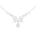 Sterling Silver Moissanite Fashion Pendant Necklace for Women-0-0