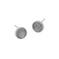 wholesale S925 Sterling Silver Geometric Minimalist Stretch Labradorite Stud Earrings for Women, Korean Version Ins Small and Unique Design-0-5
