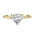 wholesale S925 Silver New Style One-Carat Fat Triangle Precision Full Diamond Micro-Paved Ring for Cross-Border-0-4
