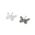 wholesale S925 Sterling Silver Butterfly Pendant Accessories DIY Handmade Beading Braided Cord Bracelet Necklace Ornament Material Kit-0-4