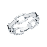 wholesale S925 Sterling Silver Gold-Plated Embracing Hands Gesture Ring, Fashionable Commute Minimalist High-End Artistic Design Halloween Accessory-US size #7