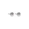 wholesale S925 Sterling Silver HED328 Korean Version Simple Smooth Small Round Bead Stud Earrings for Men and Women-0-8