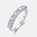 wholesale PT950 Cross-Border Supply Fashion Minimalist Lab-Grown Diamond Ring Closed Band Ready-to-Ship Wholesale-0-3