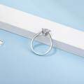 wholesale S925 Sterling Silver One-Carat Moissanite Diamond Ring, Minimalist European and American Wedding Ring for Women, High-End Jewelry Wholesale-0-3