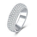 Metal Multi-Round Diamond Ring Fashion High-End Minimalist Stackable Band Wholesale-0-10