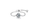 wholesale S925 Sterling Silver Light Luxury Set with Simulated Diamond Zircon Ring for Women, Open Adjustable Chain Ring,Ins Style Silver Jewelry-0-7